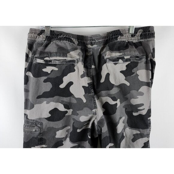 Urban Pipeline Pants Mens Large Gray Camo Cargo Joggers Elastic Waist (34x29) - Picture 9 of 9